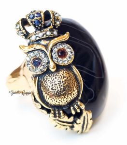 ANELLO ALCOZER & J GUFO CON CORONA