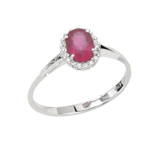 Anello DonnaOro Rubino e Diamanti DCAR7408.013