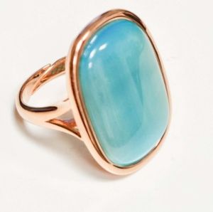 ANELLO MADI' COLLEZIONE LAGUNA IN ARGENTO 925 E PIETRA AZZURRA