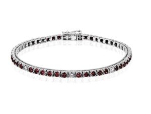Bracciale DonnaOro Tennis Rubini e Diamanti DFBR9056.017