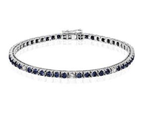 Bracciale DonnaOro Tennis Zaffiri Blu e Diamanti DFBZ9056.017