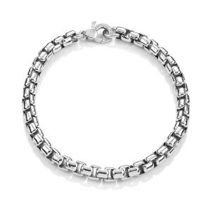 BRACCIALE GIOVANNI RASPINI ARGENTO UOMO 09323L