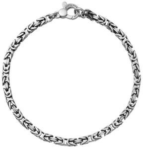 BRACCIALE GIOVANNI RASPINI ARGENTO UOMO BIZANTINA QUADRA 11065L