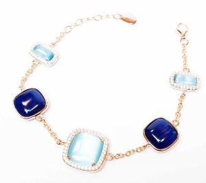 BRACCIALE MADI' COLLEZIONE LAGUNA BLU E CELESTI
