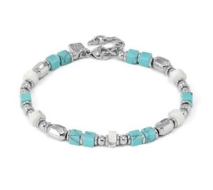 Bracciale Nomination Uomo Collezione InstinctStyle 027936 099 in acciaio e pietre