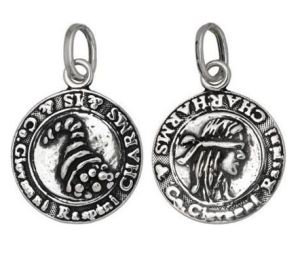 CIONDOLO RASPINI ARGENTO MONETE 6898 06898