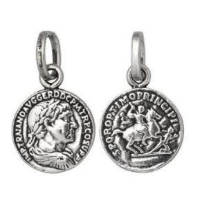 CIONDOLO RASPINI ARGENTO MONETE COLLECTION 6900