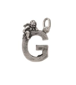CIONDOLO RASPINI ARGENTO LETTERE COLLECTION INIZIALE G 06071