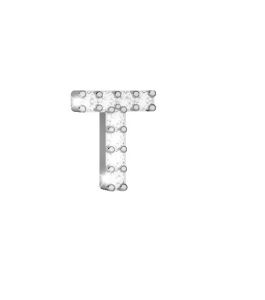 ELEMENTO REBECCA MY NAME COLLECTION LETTERA T SWDPAT20