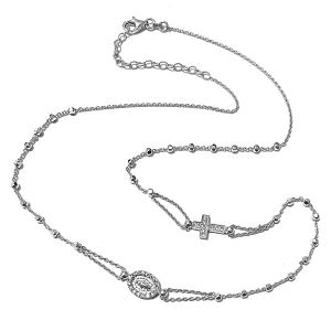 COLLANA ARGENTO ROSARIO CLL1011