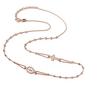 COLLANA ARGENTO ROSARIO CLL1011