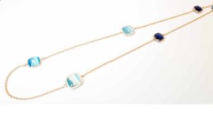 COLLANA MADI' COLLEZIONE LAGUNA BLU E CELESTE