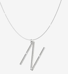 COLLANA REBECCA CON LETTERA N MY WORLD SILVER COLLECTION SWAKAN64