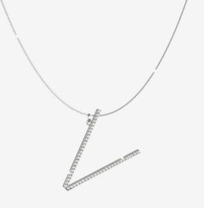 COLLANA REBECCA CON LETTERA V MY WORLD SILVER COLLECTION SWAKAV72