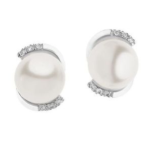 ORECCHINI COMETE PERLE E DIAMANTI ABBRACCI COLLECTION ORP679