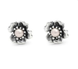 Orecchini Giovanni Raspini Magnolia in argento e perle donna