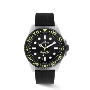 Orologio Lorenz uomo OCEAN CLUB Grey Whale con cinturino in silicone per appassionati di immersioni