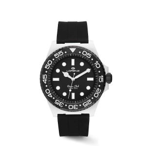 Orologio Lorenz uomo OCEAN CLUB White Shark con cinturino in silicone per appassionati sub