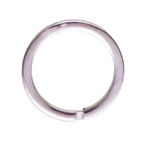 PORTACHIAVI CERCHIO BRISE' ARGENTO