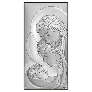 QUADRO OTTAVIANI ARGENTO 999 MIRO SILVER SACRA FAMIGLIA 8000B