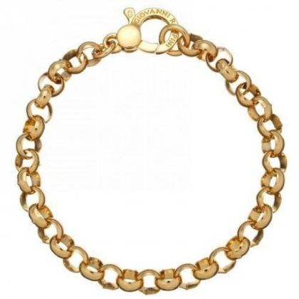 BRACCIALE GIOVANNI RASPINI ARGENTO ROLO' DORATO 08557