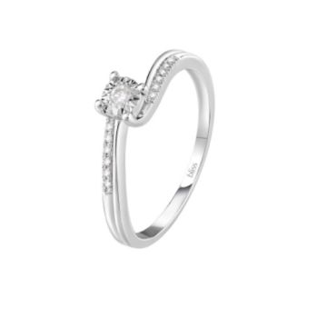 ANELLO SOLITARIO BLISS COLLEZIONE RUGIADA 20088290