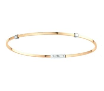 BRACCIALE DONNAORO ELEMENTS BANGLE ARGENTO ROSA DFBF4109_S
