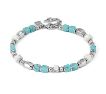 Bracciale Nomination Uomo Collezione InstinctStyle 027936 099 in acciaio e pietre