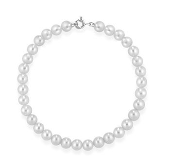 Bracciale Le Lune by Coscia donna perle ed oro bianco LLBR55.6