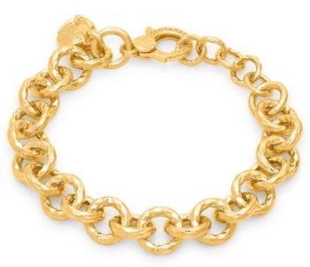 Bracciale Giovanni Raspini Pueblo Piccolo N0065 in bronzo bagno oro giallo donna