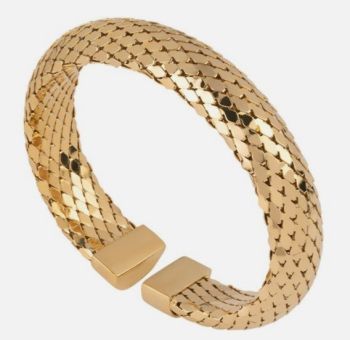 BRACCIALE REBECCA ATHENA in alluminio bagno oro giallo donna