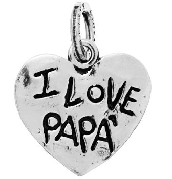 CIONDOLO GIOVANNI RASPINI CUORE I LOVE PAPA' 8631 08631