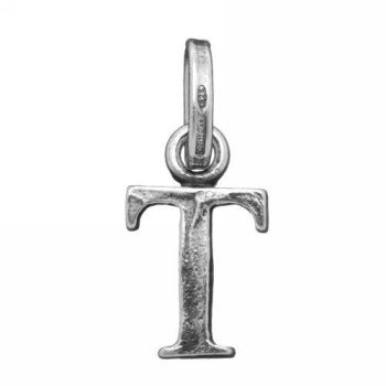 CIONDOLO RASPINI ARGENTO LETTERE COLLECTION T 7817