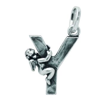 CIONDOLO RASPINI ARGENTO LETTERE COLLECTION Y 6089