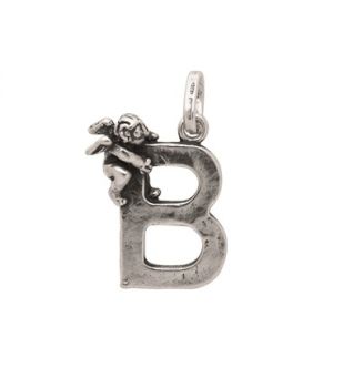 CIONDOLO RASPINI ARGENTO LETTERE COLLECTION  B 6066