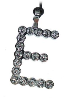 CIONDOLO REBECCA WORD SWAROVSKI INIZIALE E BWSPBE55