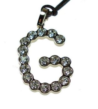 CIONDOLO REBECCA WORD SWAROVSKI INIZIALE G BWSPBG57
