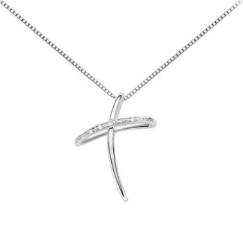 COLLANA CROCE DONNAORO DHPF7371.001