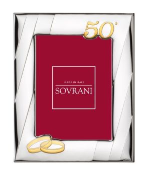 CORNICE SOVRANI NOZZE ORO 50MO W1114