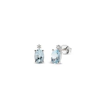 Orecchini Lucciole Diamanti ed Acquemarine ORSMALL 6G 3A