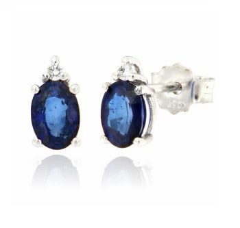 ORECCHINI PG GIOIELLI ZAFFIRI CON DIAMANTI ORSTONEZ/1