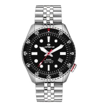 OROLOGIO LORENZ SHARK 5 NERO 030255AA