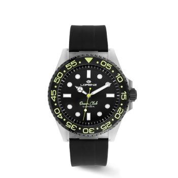 Orologio Lorenz uomo OCEAN CLUB Grey Whale con cinturino in silicone per appassionati di immersioni