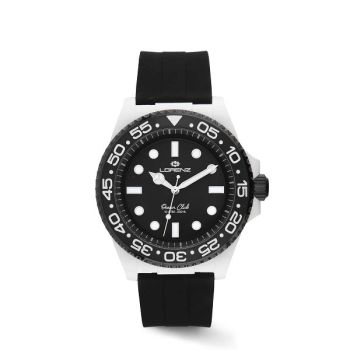Orologio Lorenz uomo OCEAN CLUB White Shark con cinturino in silicone per appassionati sub