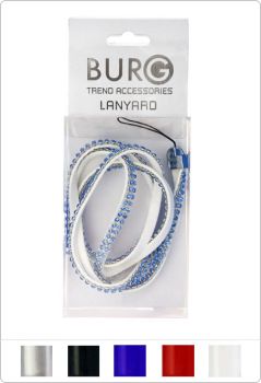 Collana Lanyard strass Burg 2064 per Burg 10 ROSSO