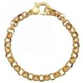 BRACCIALE GIOVANNI RASPINI ARGENTO ROLO' DORATO 08557