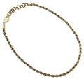 Collana Alcozer & J Torchon Corta C27AB22 in ottone anallergico dorato