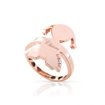 ANELLO LE BEBE' ABBRACCI FEMMINUCCIA LBB 124-N