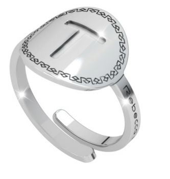 ANELLO REBECCA MY WORLD ALPHABET SILVER COLLECTION SWRAAT20