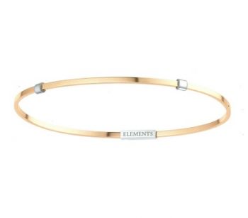 BRACCIALE DONNAORO ELEMENTS BANGLE ARGENTO ROSA DFBF4109_M